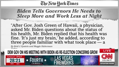 Democratic governor reveals details of meeting with Biden