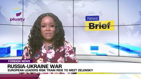 Russia-Ukraine War_ European Leaders Risk Train Ride To Meet Zelensky _ FOREIGN
