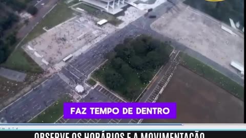 Vídeo vazado de uma câmera do Congresso Nacional mostra, minuto a minuto, a invasão do Palácio do Planalto!