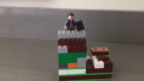 Mining away a (lego stop motion)