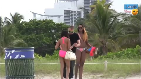 Sexy prank video on Beach | Sexual funniest beach prank video.