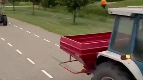 Netherlands: Dutch farmers convoy in Nieuwegein (July 6, 2022)