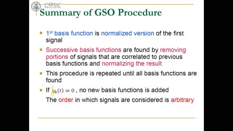 Learn with ease Gram–Schmidt Orthogonalization (GSO) process
