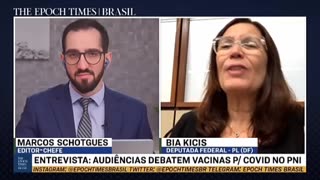 Entrevista com Bia Kicis: Audiências debatem vacinas obrigatórias p/ crianças