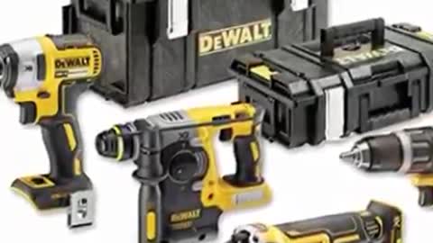 DeWALT DCK422P3-QW Akku-Kombopack (4-tlg.), 18 Volt, 18 V, Schwarz/Gelb