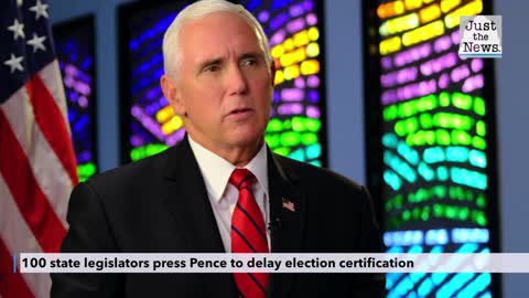 More than 100 state legislators ask Pence to delay certification of electoral votes by 10 days
