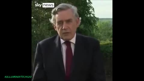 NEVER FORGET !! GORDON BROWN AT THE G7 STATING " WE DECIDE WHO LIVES AND WHO DIES "