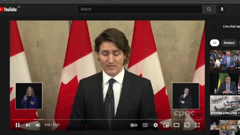 Trudeau's Speech (Small Commentary)