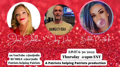 Live with Patriots Helping Patriots @9pm EST