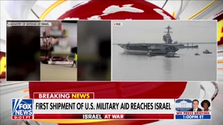 US military reach Israel first shipments