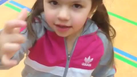 Adorable 4 Year Old Gymnast