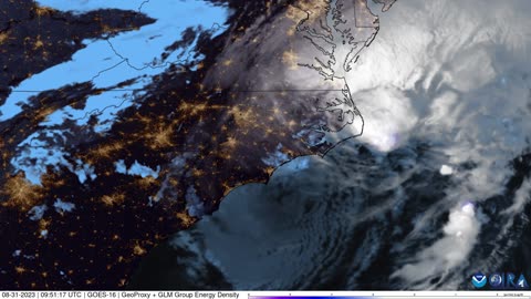 Satellite animations: Tropical Storm Idalia Moves Across the Southeast United States and Offshore.