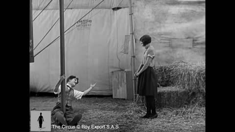 Charlie Chaplin Funny - The Lion Cage - Full Scene (The Circus, 1928)