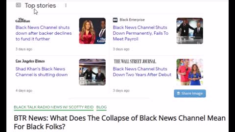 What Does The Collapse of Black News Channel Mean For Black Folks?