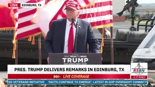 FULL SPEECH - President Trump Visits the Border and Operation Lone Star Service Members - 11/19/23