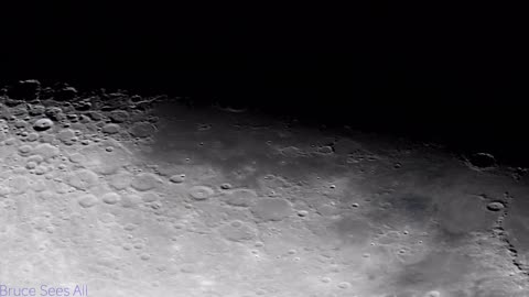 Zooming into the Lunar craters with a High Powered Large Telescope ...THANKS