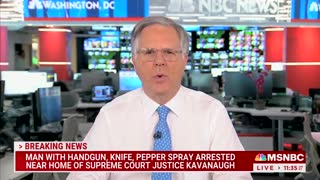 MSNBC Barely Covers Kavanaugh News As Media Cries Of Mob Violence