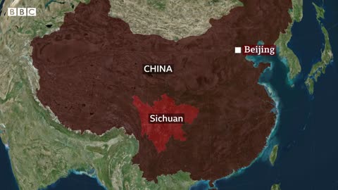 China earthquake_ Hundreds stranded or missing after 6.8 magnitude quake - BBC News片段