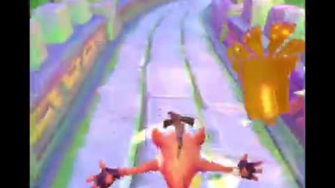 Classic Crash Bandicoot And The Noid Gameplay - Crash Bandicoot: On The Run!