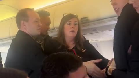 Woman on plane claims she’s being human trafficked