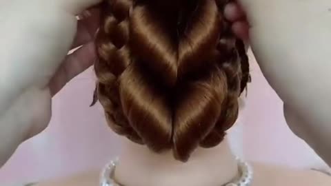 VERY EASY HAIRSTYLE FOR PARTY .