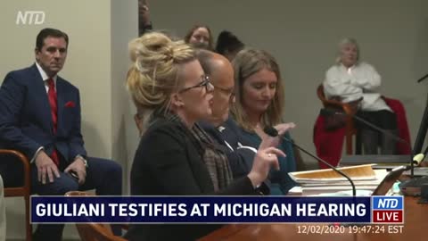 MelissaCarone testifies at Michigan House hearing, Dominion workers claiming to fix a data loss