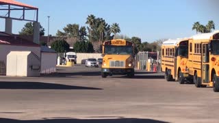 Bus S359 returning to Gilbert Schools bus yard.