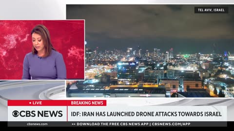 Iran has launched drone attacks toward Israel, the IDF says