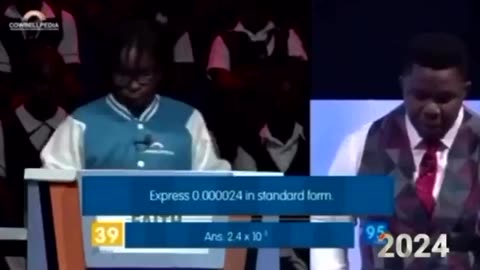 A 15-year-old Nigerian student emerged victorious in a global mathematics competition