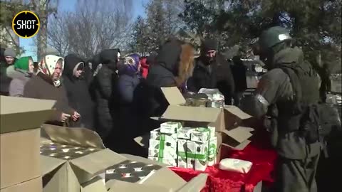 Borodyansky district of the Kiev region receives humanitarian aid from Russia