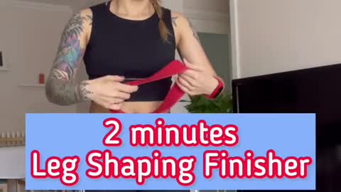2 min leg short chain/Workout with me