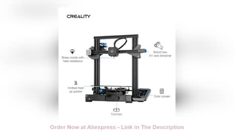 ❄️ Creal Official DIY FDM 3D Printer Kit Ender 3 V2 3D Printer Upgrade Motherboard Silent New UI