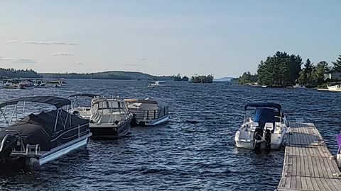 Seaplane take off