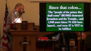 072 The Parenthesis At The Colon (Daniel 9:26) 1 of 2