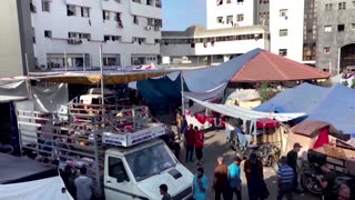 Gaza officials say Israeli air strikes hit hospitals