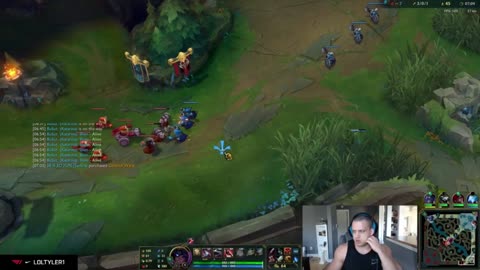 LoL League Streamer Replays - Tyler1 Gets Mad at Nothing (TEST)