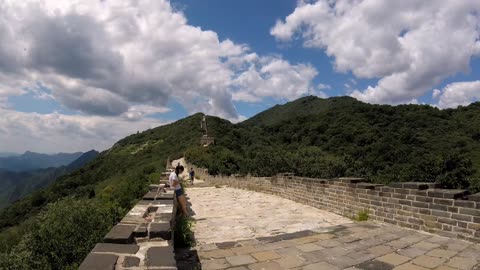 The great wall of china at mutianyu