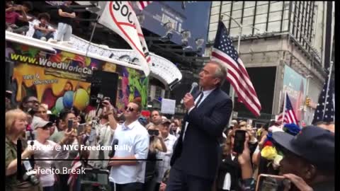 RFK Jr. Full Speech - New York Freedom Rally in Times Square NY