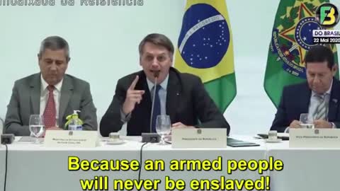 Jair Bolsonaro address to his ministers