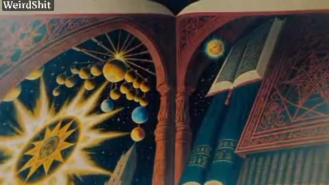 BEHIND FLAMMARION’S WALL ~ 1888 BOOK CONTAINS A MYSTERIOUS IMAGE ~ A.I IMAGE THE WORLD’S BEYOND’ ~A DOOMED WORLD~