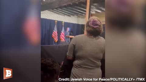 Bearded Female Rabbi Interrupts Joe Biden to Call for a Cease Fire Immediately