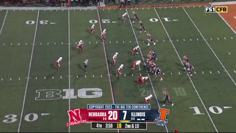 Nebraska vs Illinois Highlights | College Football Week 6 | 2023 College Football