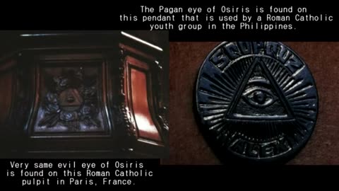 PHARAOHS PAGANISM EVIDENCE IN PICTURES (MASONIC INFILTRATION OF THE CATHOLIC CHURCH)