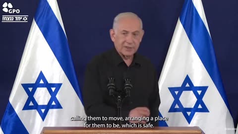 Netanyahu: Hamas is Keeping Civilians Out of the Safe Zone
