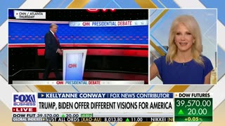 Conway goes off on Kamala Harris She is just ‘job security’ for Biden’s ‘wax figure’.