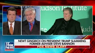 'Trump Governed Without Him': Gingrich Says Bannon Has 'Exaggerated Sense of Self-Importance'