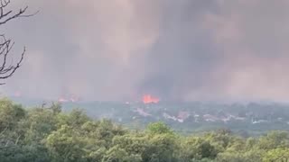 Large forest fires in France — several thousand people evacuated