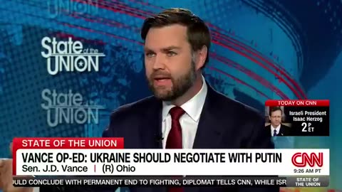 USA: Republican Senator J.D. Vance Said Ukraine Should Negotiate With Putin!