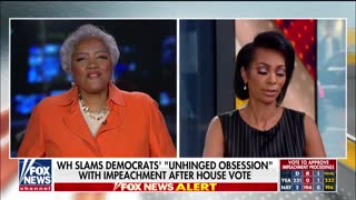 Donna Brazile gets into a spirited exchange with Harris Faulkner over Dems impeachment obsession