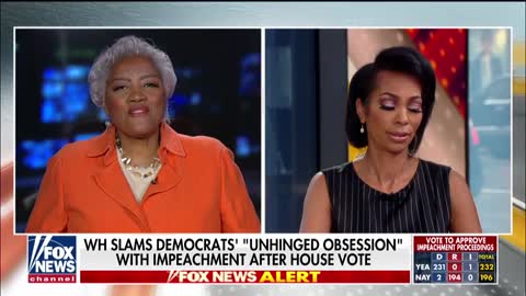 Donna Brazile gets into a spirited exchange with Harris Faulkner over Dems impeachment obsession